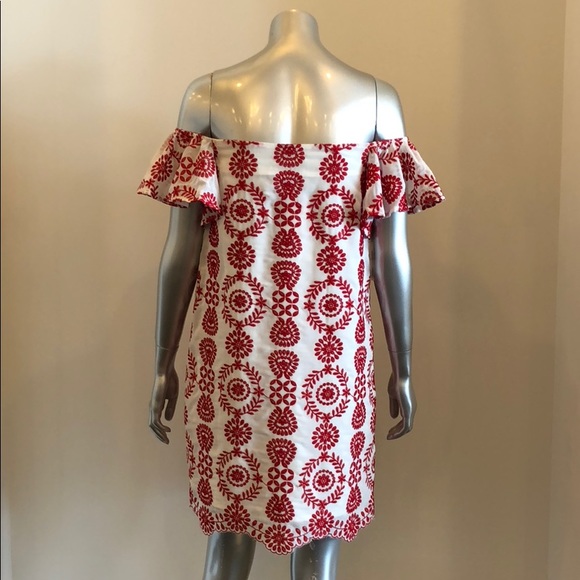 NWT Lucy Paris Off shldr printed dress - Picture 4 of 4